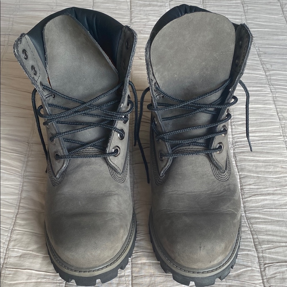 Authentic Timberland Gray Mid-Ankle Boots